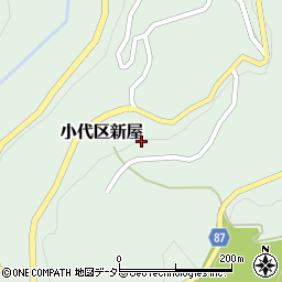 兵庫県美方郡香美町小代区新屋691周辺の地図
