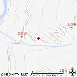 長野県飯田市上村中郷281周辺の地図