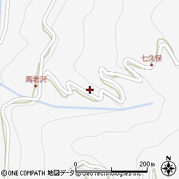 長野県飯田市上村中郷284周辺の地図