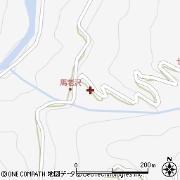長野県飯田市上村中郷302周辺の地図