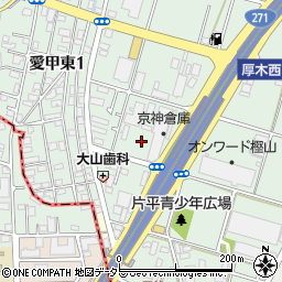 神奈川県厚木市愛甲東1丁目23-28周辺の地図