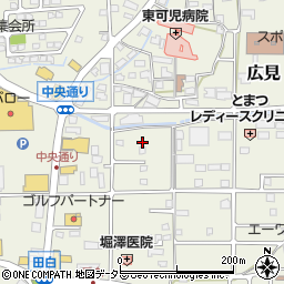 岐阜県可児市広見周辺の地図