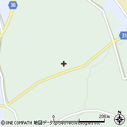 鳥取県西伯郡大山町明間周辺の地図