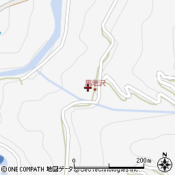 長野県飯田市上村中郷297周辺の地図