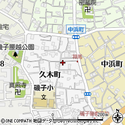 神奈川県横浜市磯子区久木町5-21周辺の地図