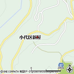 兵庫県美方郡香美町小代区新屋745周辺の地図