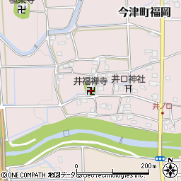 井福禅寺周辺の地図