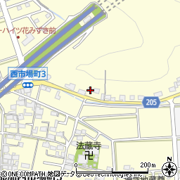 岐阜県各務原市那加西市場町7丁目59周辺の地図