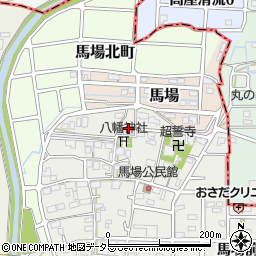 岐阜県瑞穂市馬場前畑町1丁目13周辺の地図