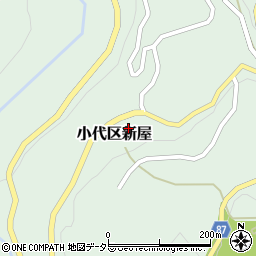 兵庫県美方郡香美町小代区新屋744周辺の地図