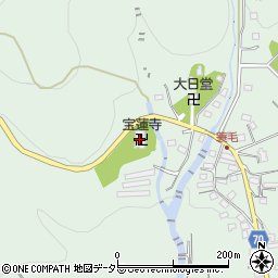 宝蓮寺周辺の地図
