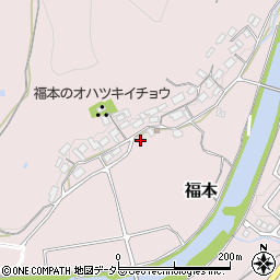 鳥取県八頭郡八頭町福本周辺の地図
