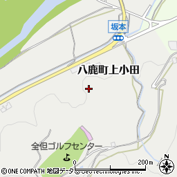 兵庫県養父市八鹿町上小田1179周辺の地図