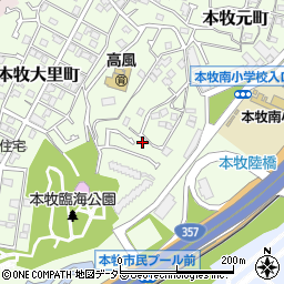 神奈川県横浜市中区本牧元町75-12周辺の地図