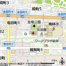 岐阜地方法務局周辺の地図