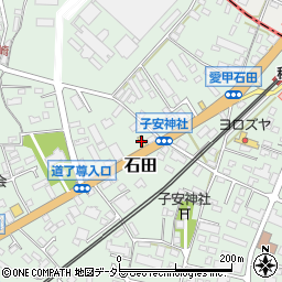 リンガーハット伊勢原石田店周辺の地図