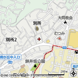 神奈川県横浜市南区別所2丁目15周辺の地図