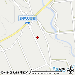 岐阜県恵那市三郷町野井90周辺の地図