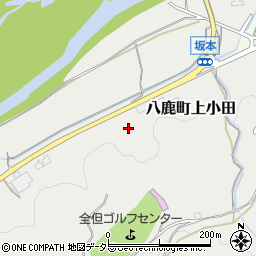 兵庫県養父市八鹿町上小田1096周辺の地図