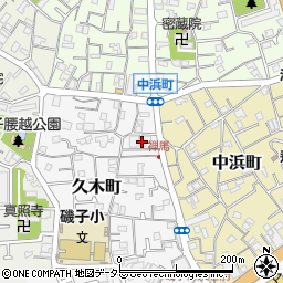 神奈川県横浜市磯子区久木町4周辺の地図