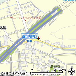 岐阜県各務原市那加西市場町7丁目45周辺の地図