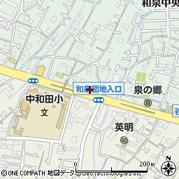 横浜中和田郵便局 ＡＴＭ周辺の地図