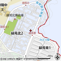岐阜県各務原市緑苑北2丁目45周辺の地図