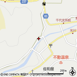 長野県飯田市千代1145周辺の地図