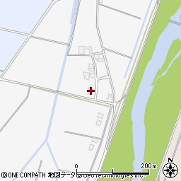 島根県安来市上坂田町200周辺の地図