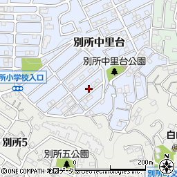 神奈川県横浜市南区別所中里台23-8周辺の地図