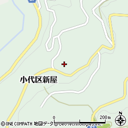 兵庫県美方郡香美町小代区新屋366周辺の地図