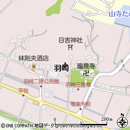 岐阜県可児市羽崎周辺の地図