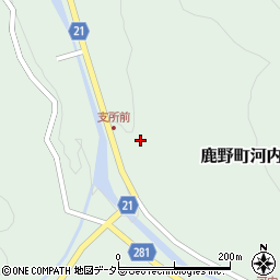 鳥取県鳥取市鹿野町河内843周辺の地図