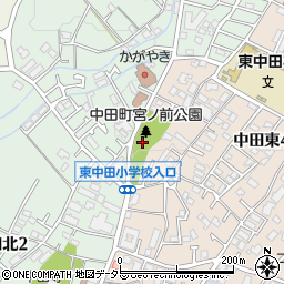 中田町宮ノ前公園周辺の地図