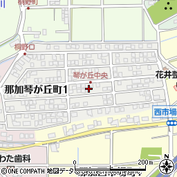 琴ケ丘住宅周辺の地図