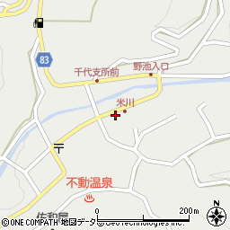 長野県飯田市千代2233周辺の地図