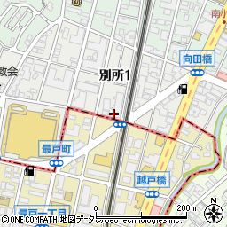 横浜市別所地域ケアプラザ周辺の地図