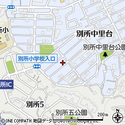 神奈川県横浜市南区別所中里台26-4周辺の地図