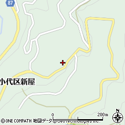 兵庫県美方郡香美町小代区新屋379-1周辺の地図