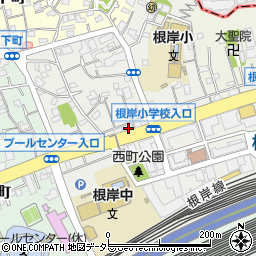 神奈川県横浜市磯子区西町4周辺の地図