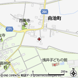 滋賀県長浜市南池町218周辺の地図