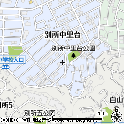神奈川県横浜市南区別所中里台23-5周辺の地図