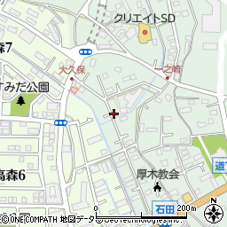 ベルピア愛甲石田周辺の地図