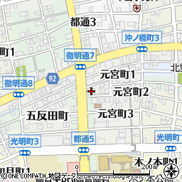 ドミノピザ　岐阜都通店周辺の地図