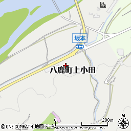 兵庫県養父市八鹿町上小田1184周辺の地図