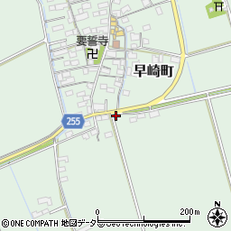 滋賀県長浜市早崎町318周辺の地図
