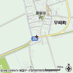 滋賀県長浜市早崎町1224周辺の地図