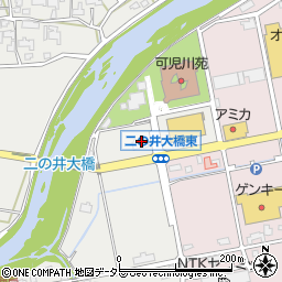 不二家　可児坂戸店周辺の地図