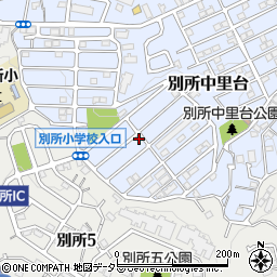 神奈川県横浜市南区別所中里台26-25周辺の地図
