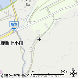 兵庫県養父市八鹿町上小田115-4周辺の地図